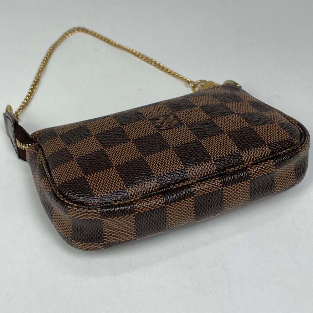 LOUIS VUITTON Brown Damier Pochette Pouch - Picture 2 of 6